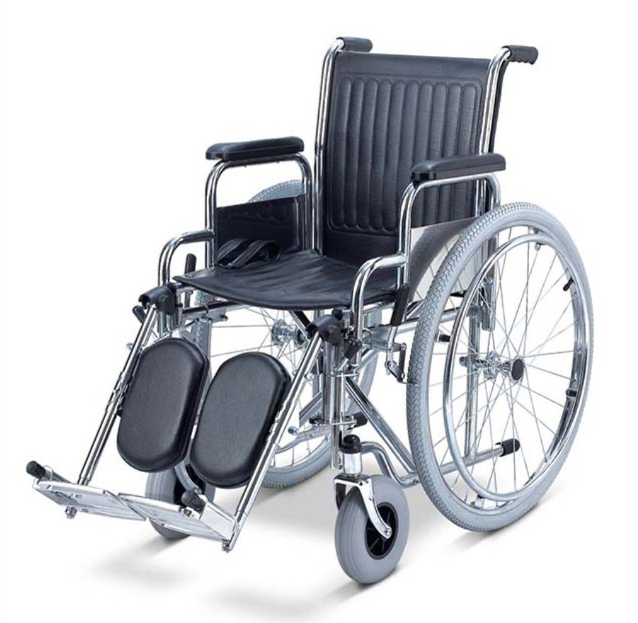Fauteuil Roulant à Accoudoirs Amovibles et Repose-mollets MOM 902C