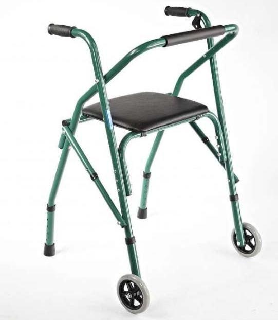 Déambulateur à deux roues avec assise MOM 914L