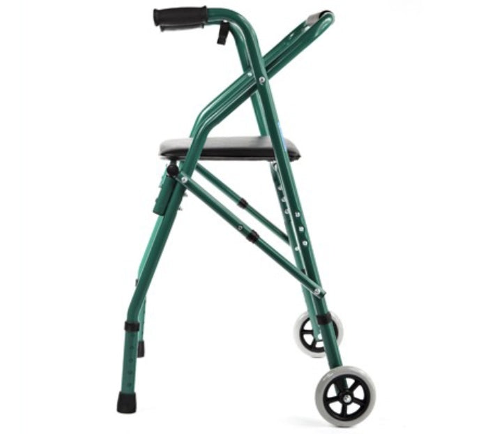 Déambulateur à deux roues avec assise MOM 914L