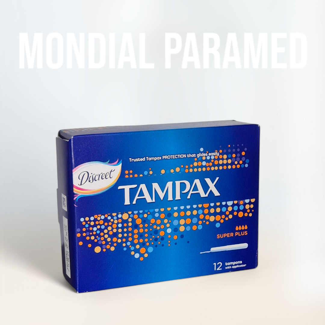 TAMPAX TAMPONS SUPER PLUS 12 PIECES