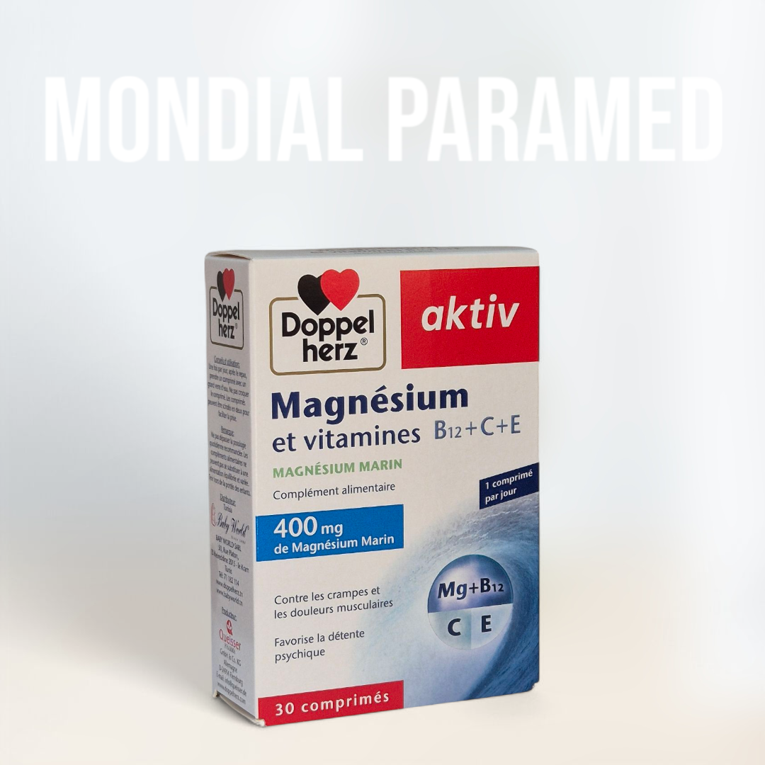 AKTIV MAGNESIUM VITAMINES C+E 30 COMPRIMES
