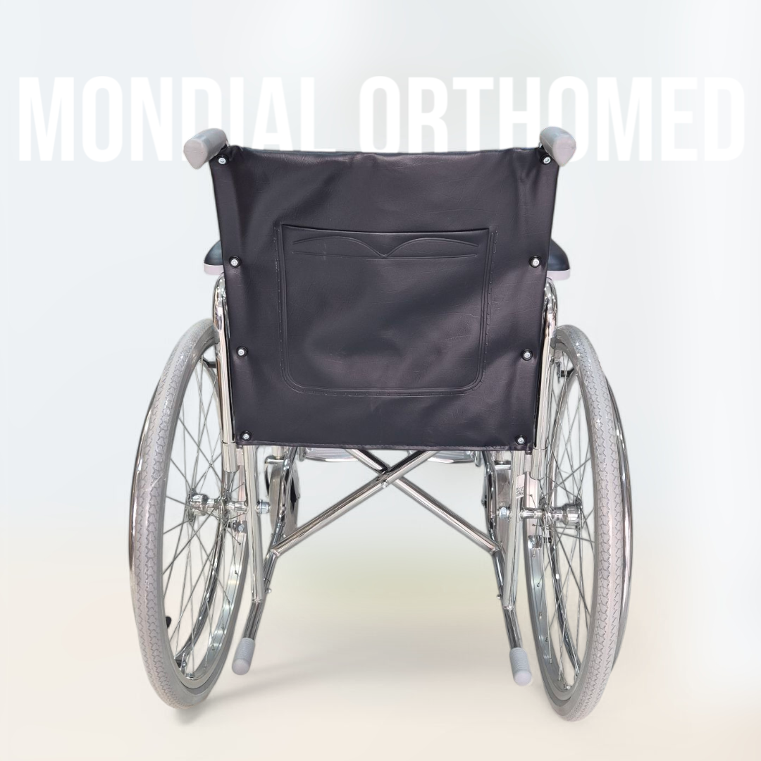 Fauteuil Roulant à Accoudoirs et Repose-pieds Amovibles MOM 901