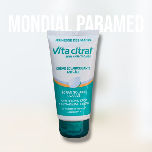 VITA CITRAL SOIN ANTI TACHES CREME ECLAIRCISSANTE MAINS ANTI AGE 75 ML