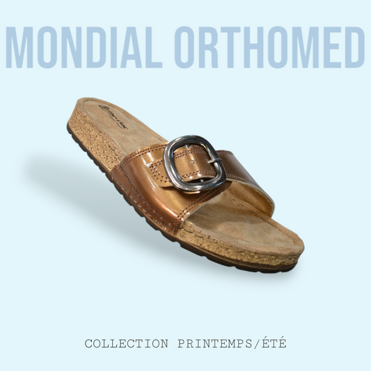 CLAQUETTE FEMME CUIVRE Ortho-clac L508