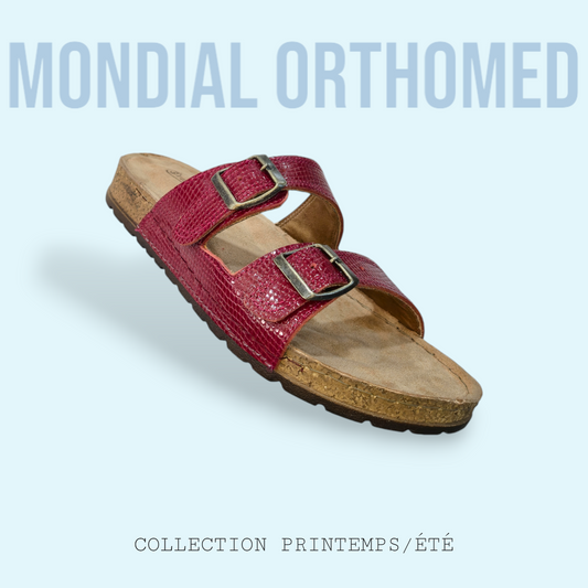 CLAQUETTE FEMME ROUGE Ortho-clac L510