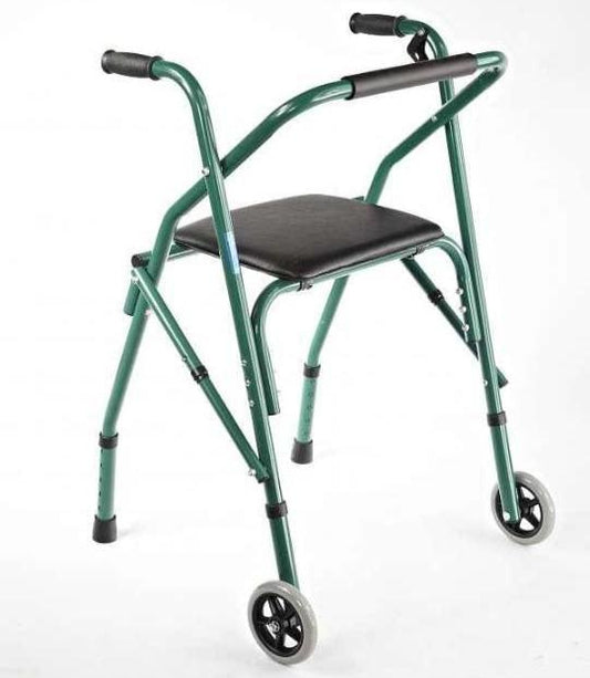 Déambulateur à deux roues avec assise MOM 914L