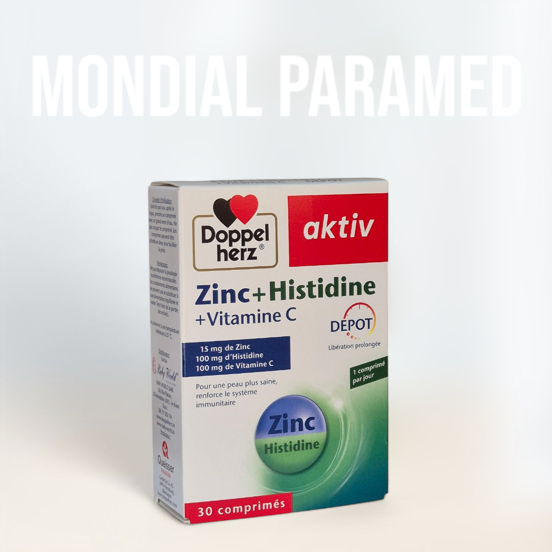AKTIV ZINC+HISTIDINE+VITAMINE C 30 COMPRIMES