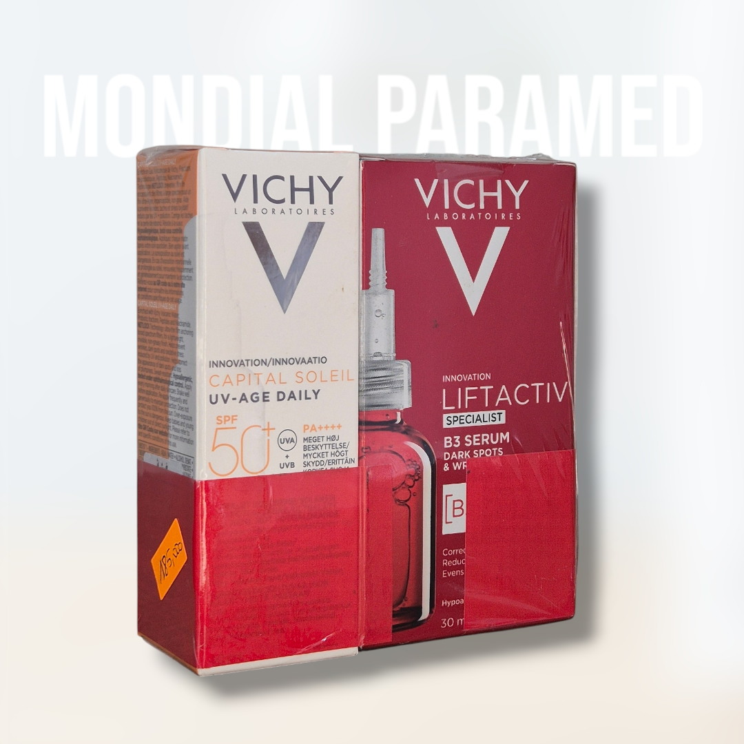 Vichy coffret lift activ B3 serum +uv age daily spf50+