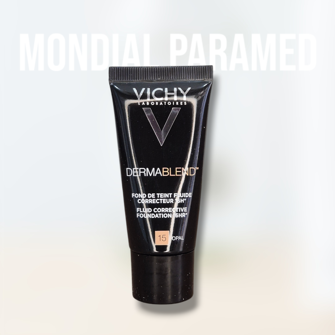 VICHY DERMABLEND FOND DE TEINT FLUIDE CORRECTEUR TEINTE 15 OPAL SPF28 30ML